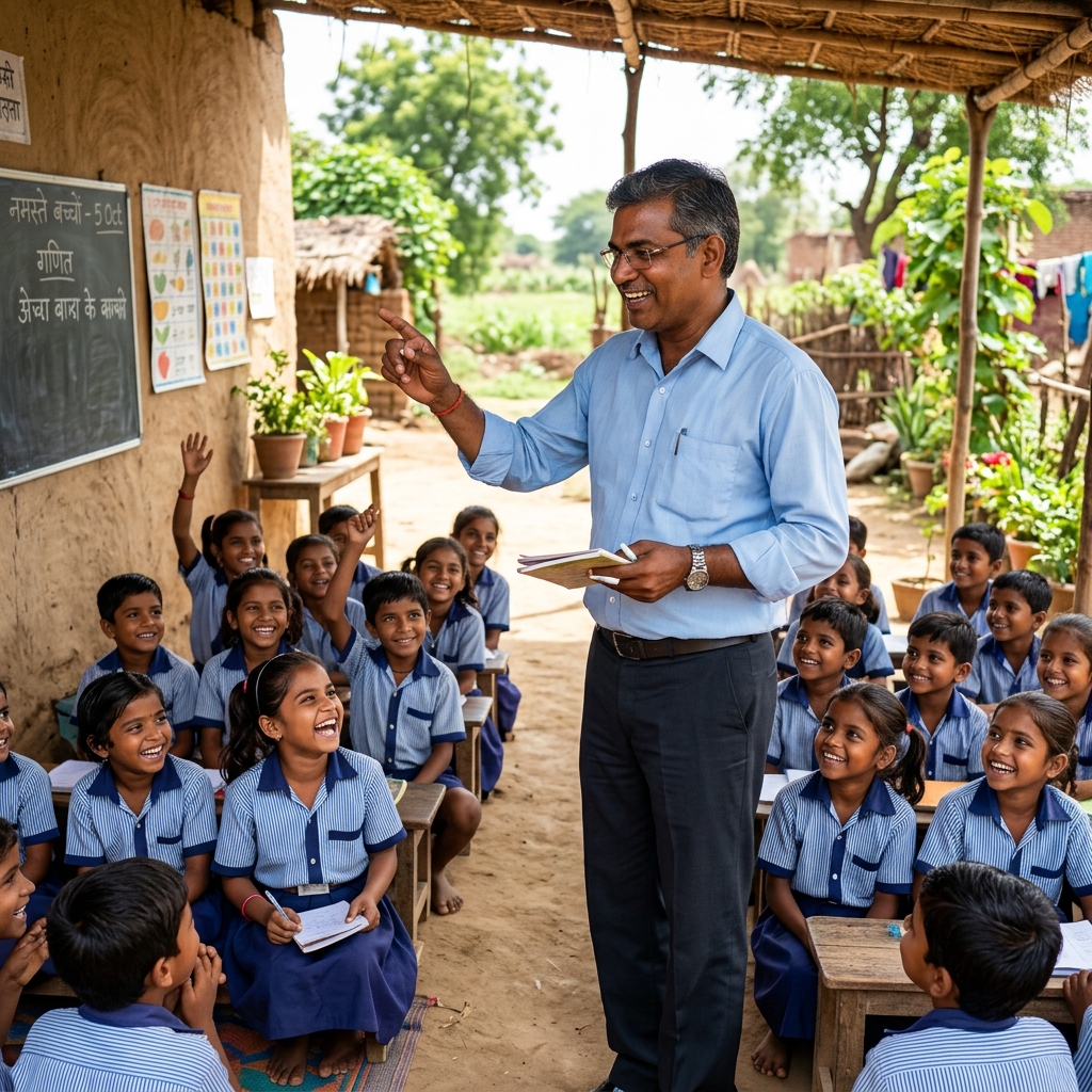 Rural School Children